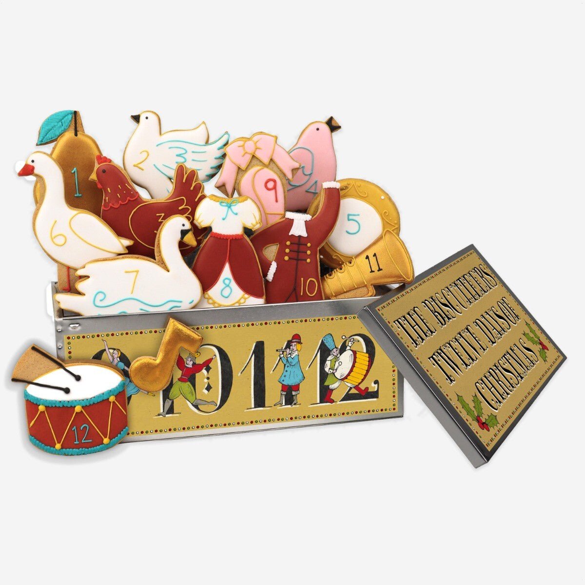 12 Days Of Christmas Luxury Gift Box - Biscuiteers