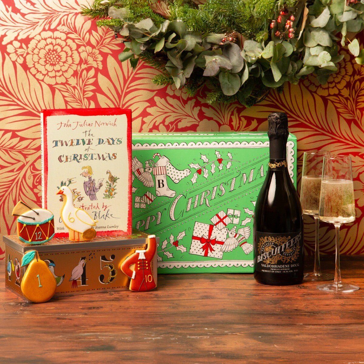 12 Days Of Christmas Luxury Gift Box - Biscuiteers