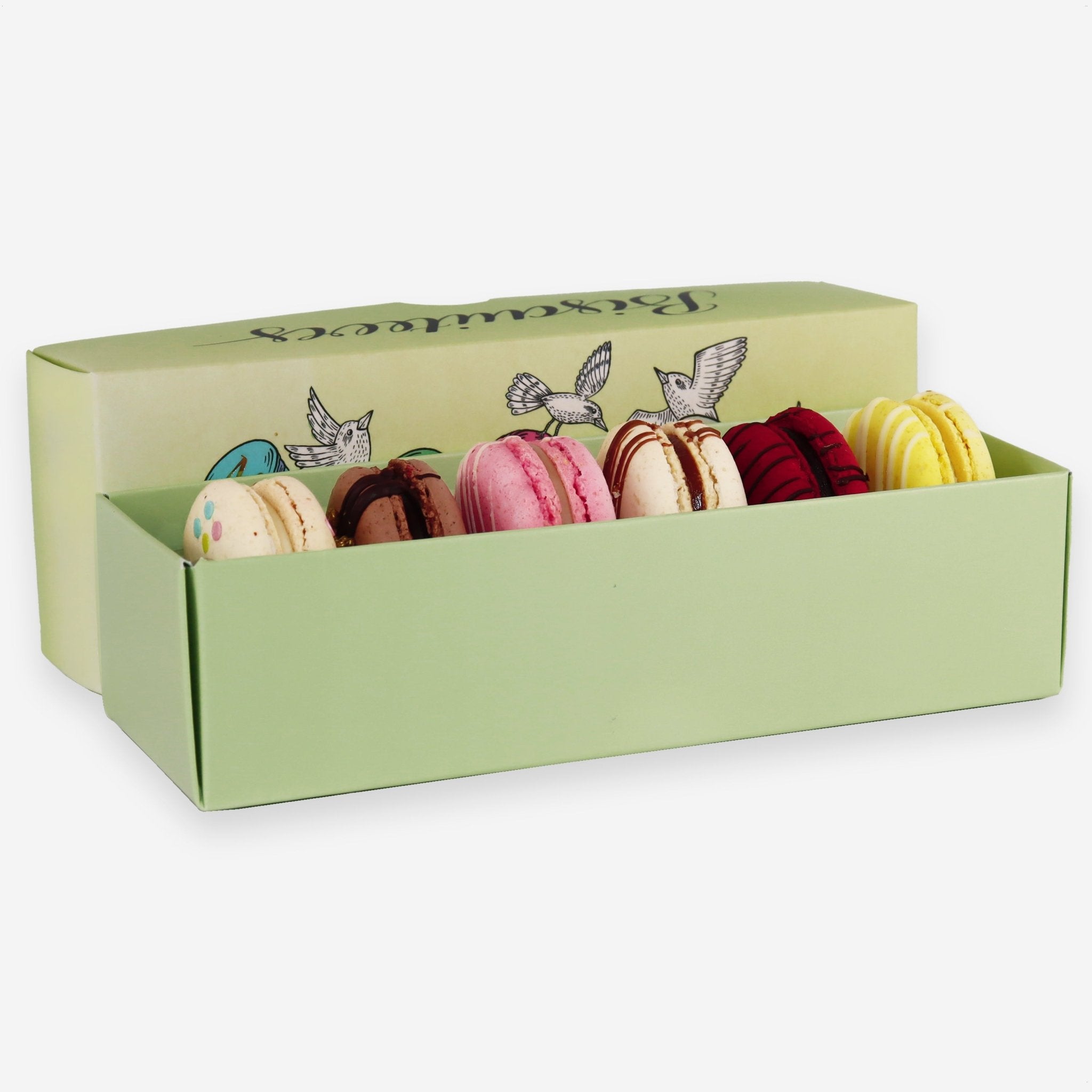 6 Birthday Macarons - Biscuiteers