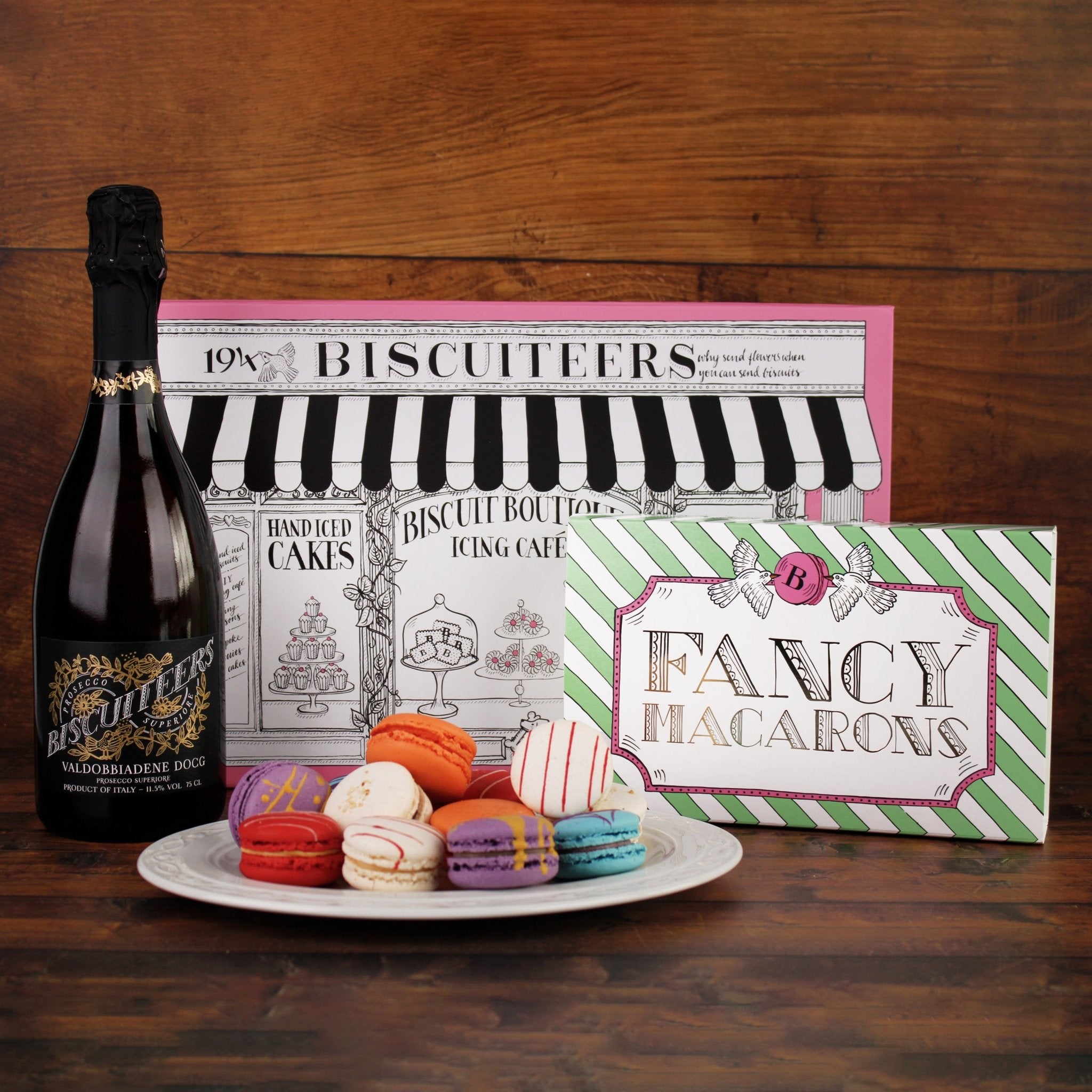 Autumn Macarons Gift Box - Biscuiteers