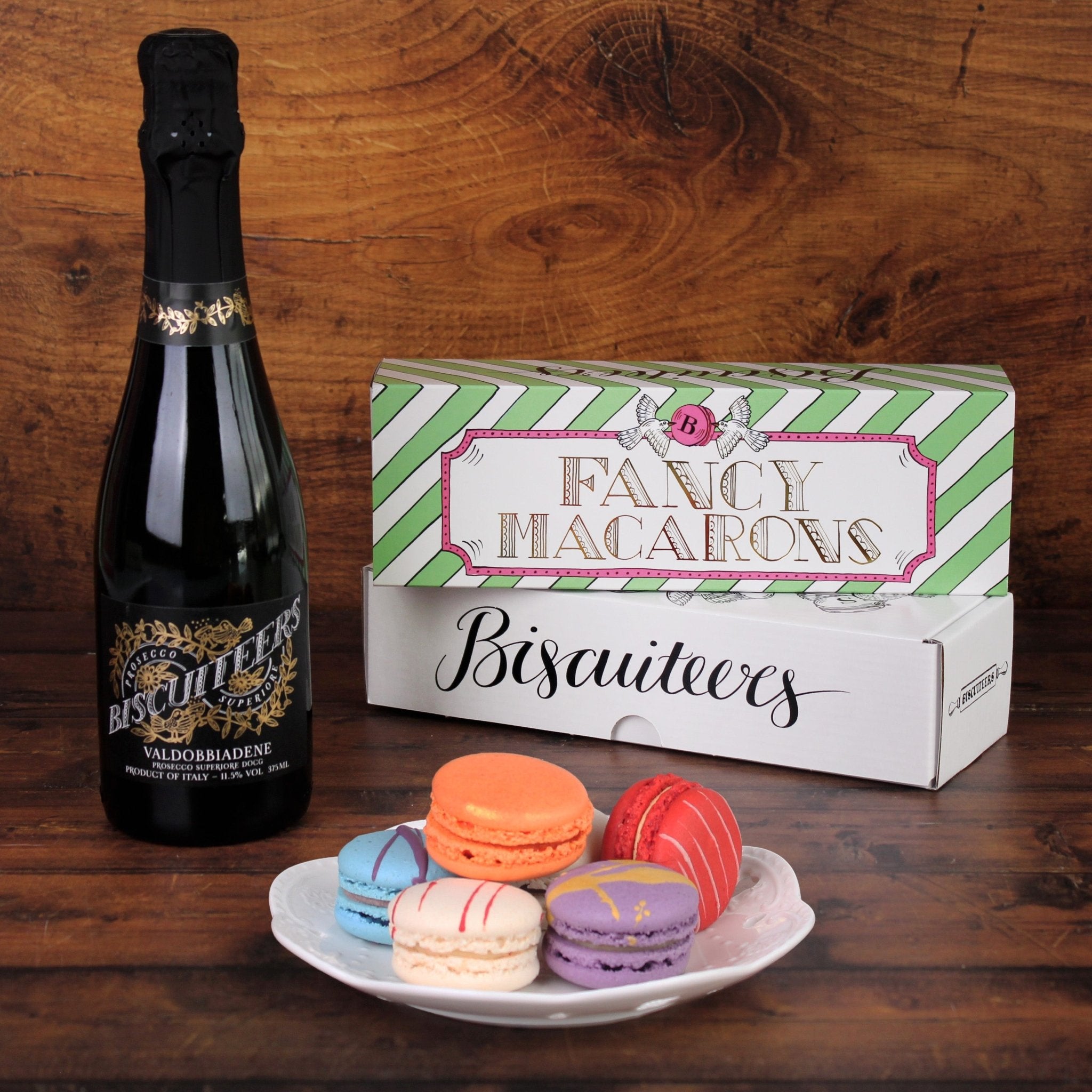 Autumn Macarons Mini Gift Box - Biscuiteers