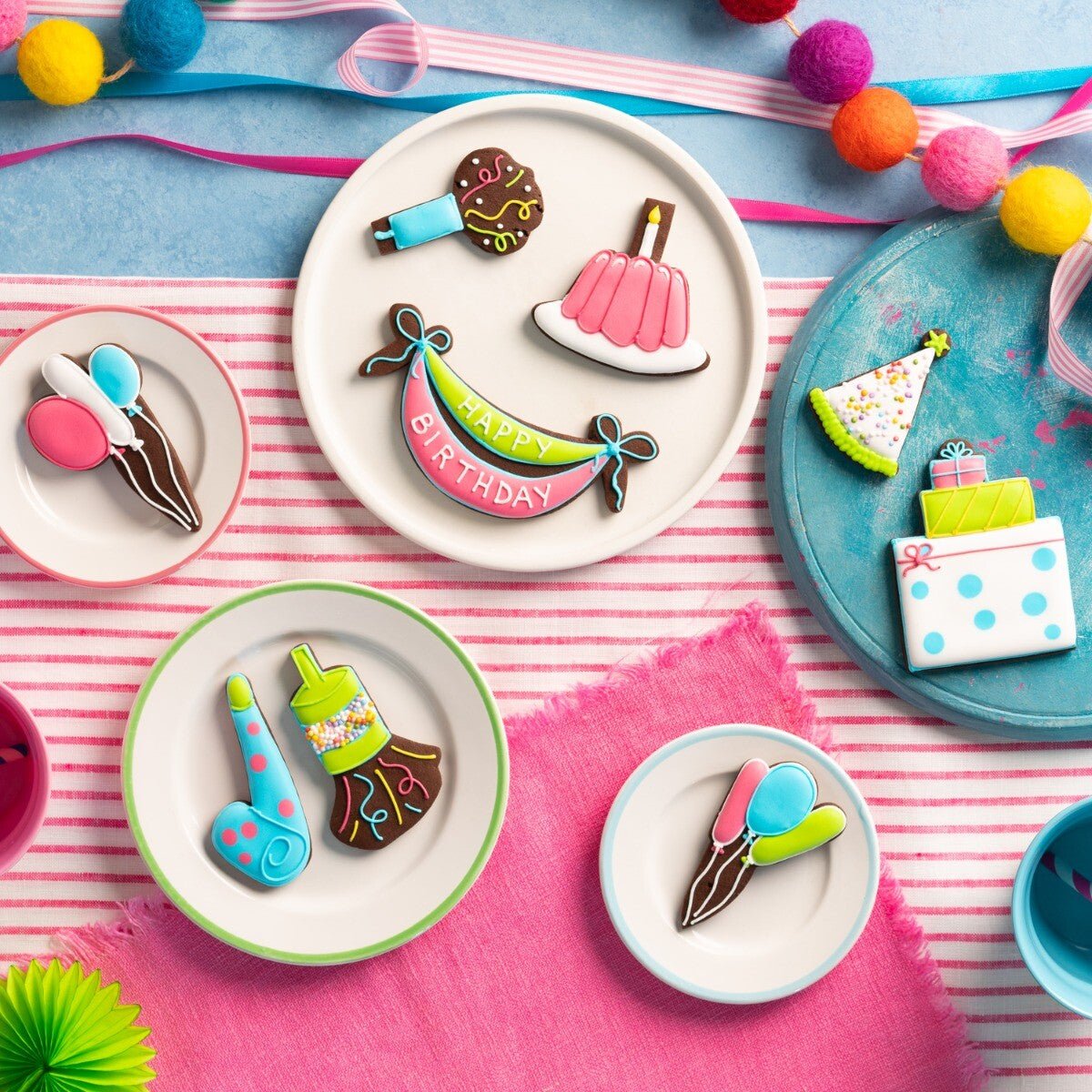 Birthday Surprises Biscuit Tin - Biscuiteers