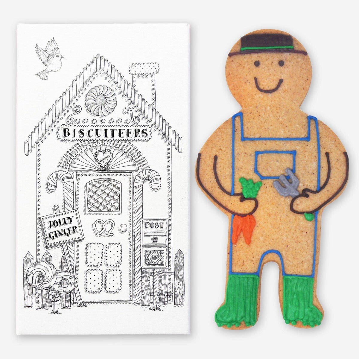 Biscuiteers Green Fingers Jolly Ginger - Biscuiteers