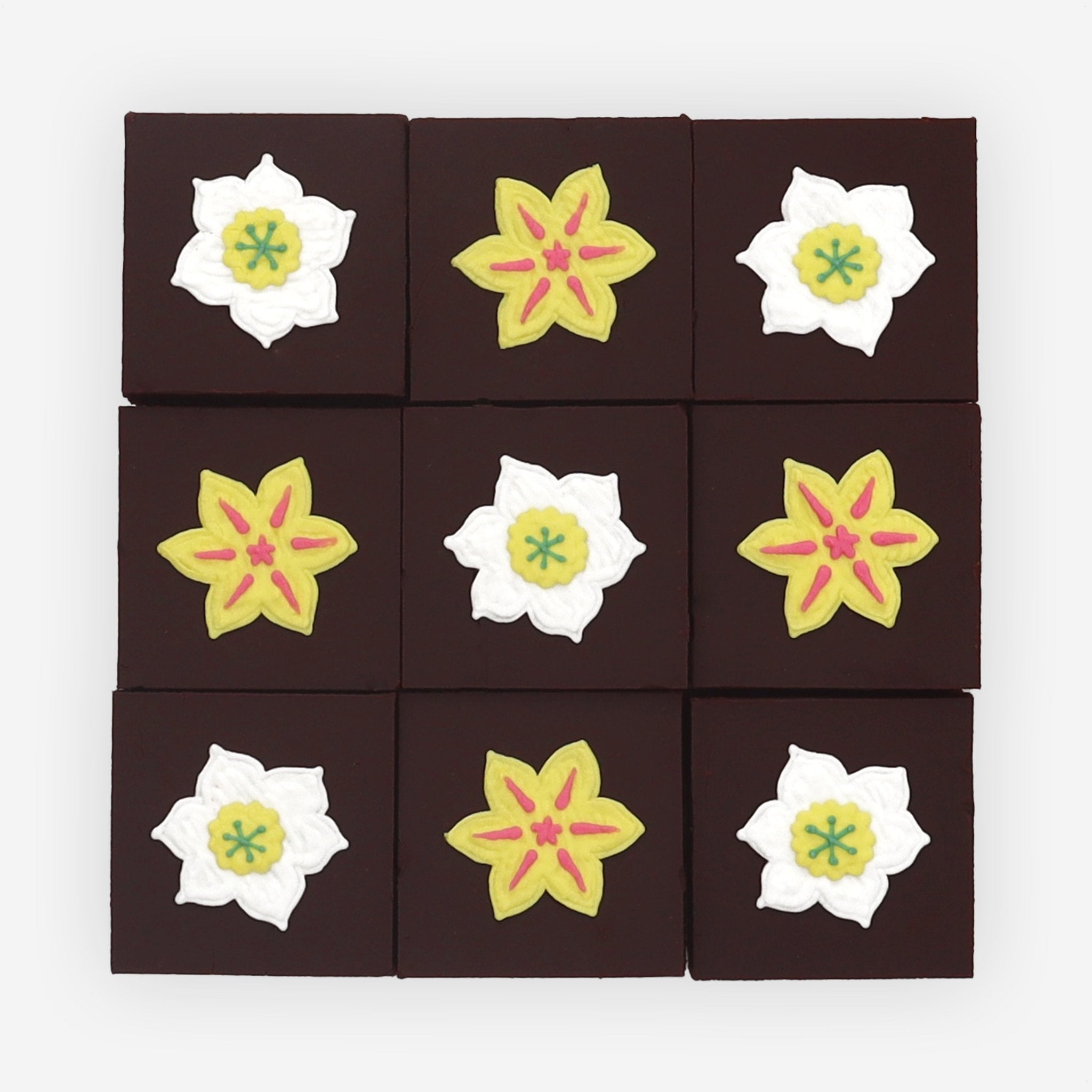 Bouquet Brownies - Biscuiteers