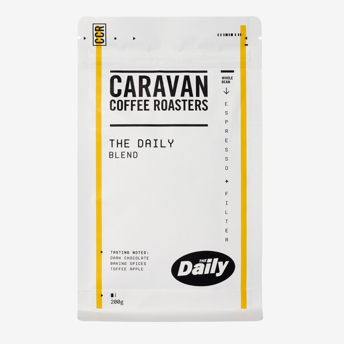 Caravan Coffee Daily Blend 200g Whole Bean - Biscuiteers
