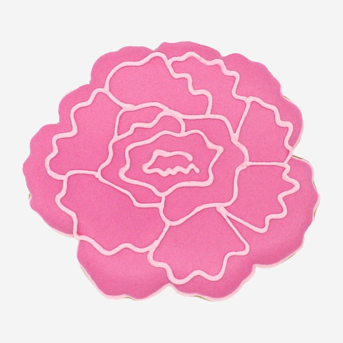 Carnation January Birth Flower Letterbox Biscuit - Biscuiteers