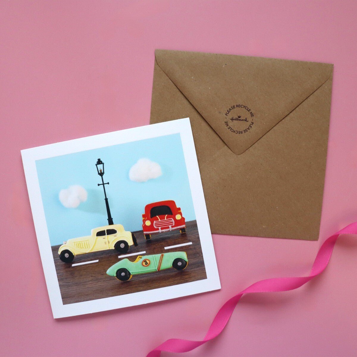 Cars Blank Gift Card - Biscuiteers