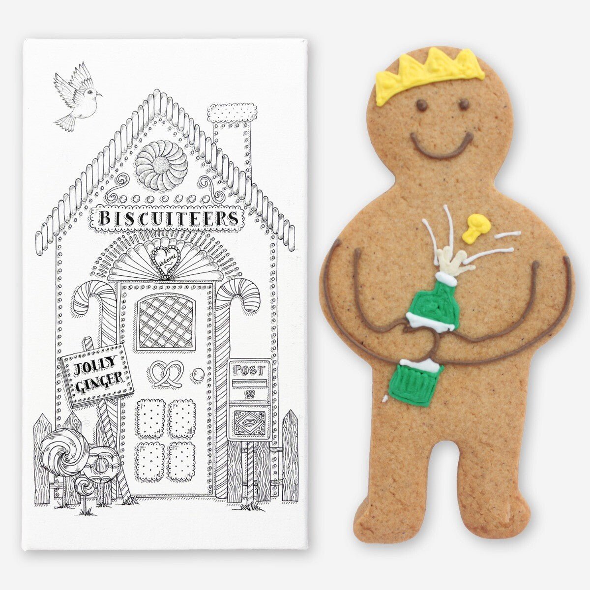 Champagne Charlie Jolly Ginger - Biscuiteers