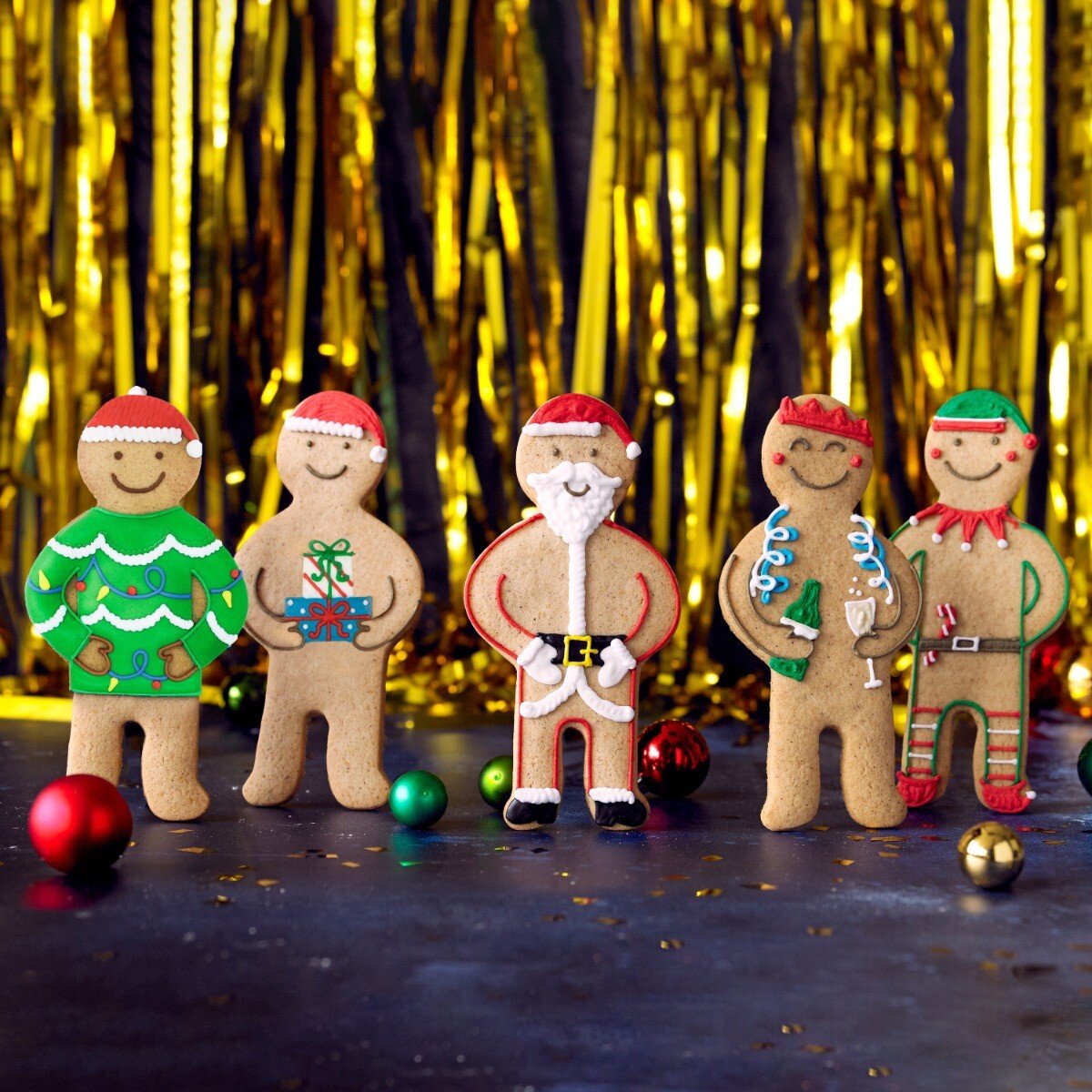 Christmas Jumper Jolly Ginger - Biscuiteers