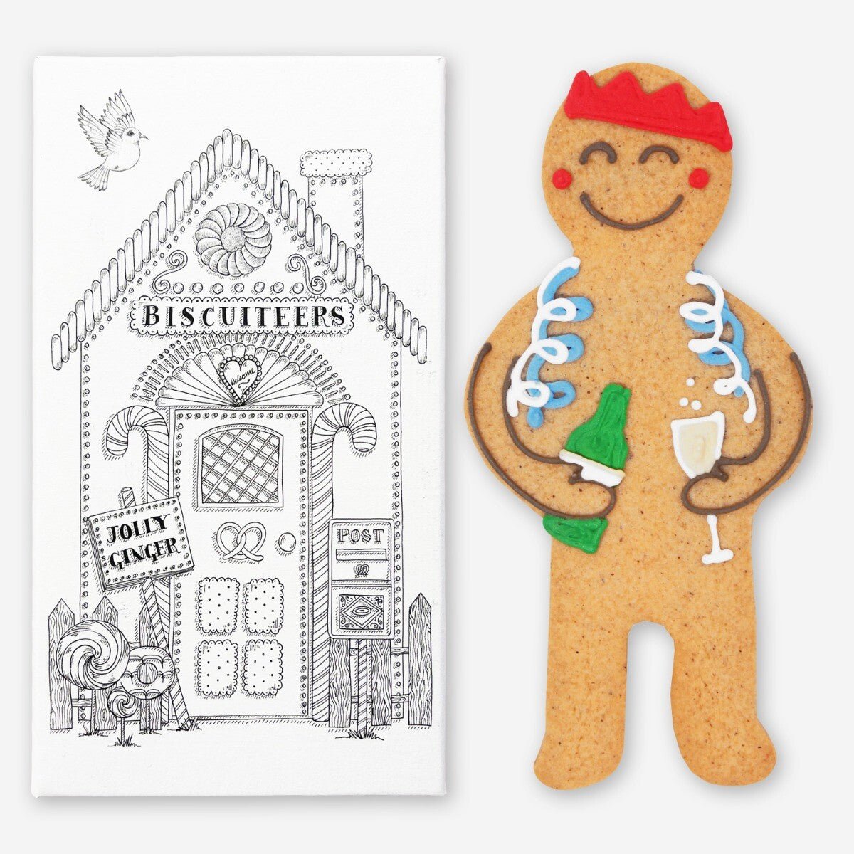 Christmas Party Jolly Ginger - Biscuiteers