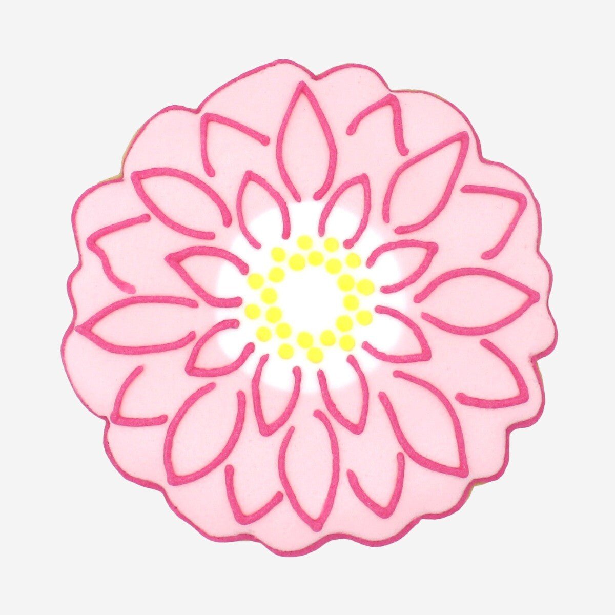 Chrysanthemum November Birth Flower Letterbox Biscuit - Biscuiteers