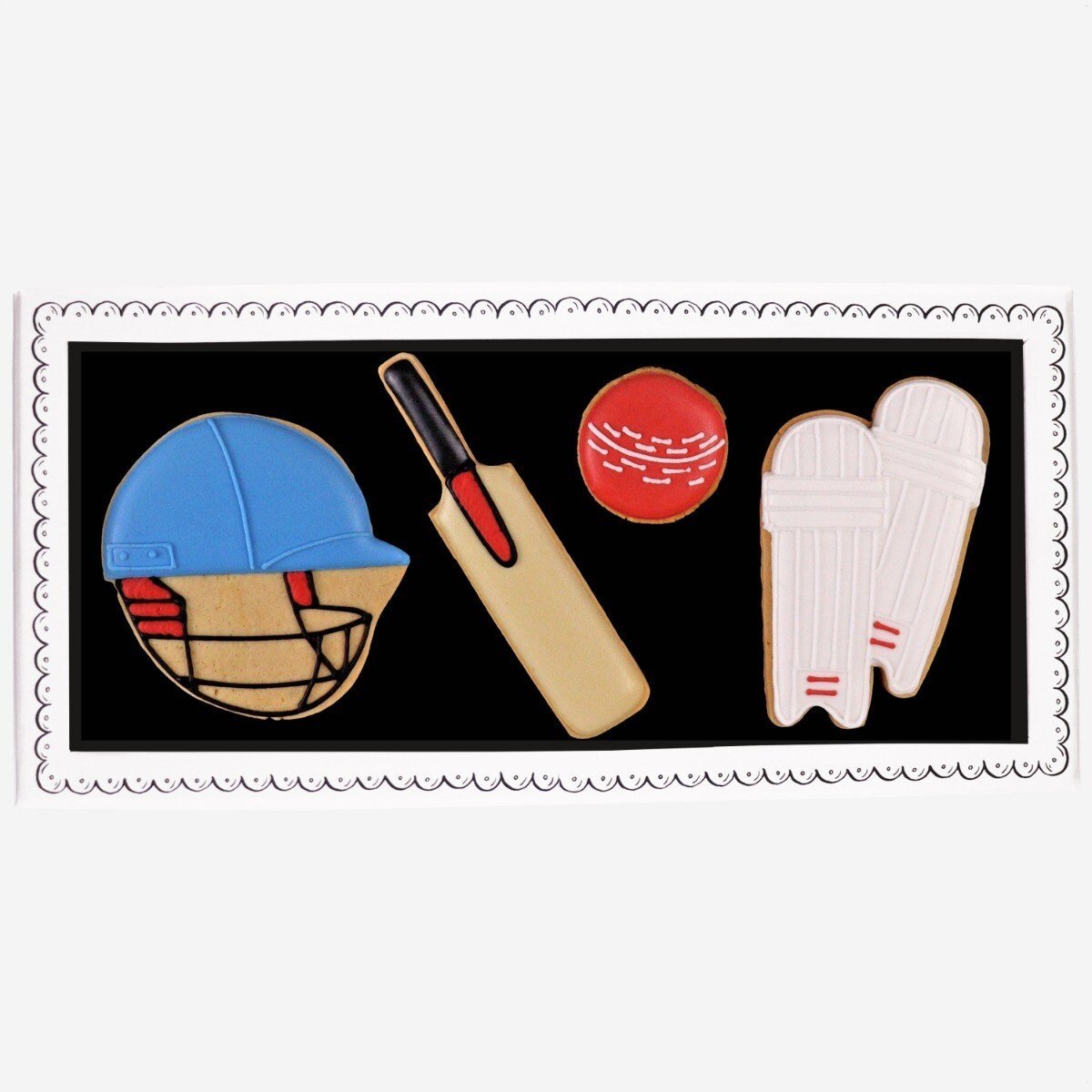 Cricket Letterbox Biscuits - Biscuiteers
