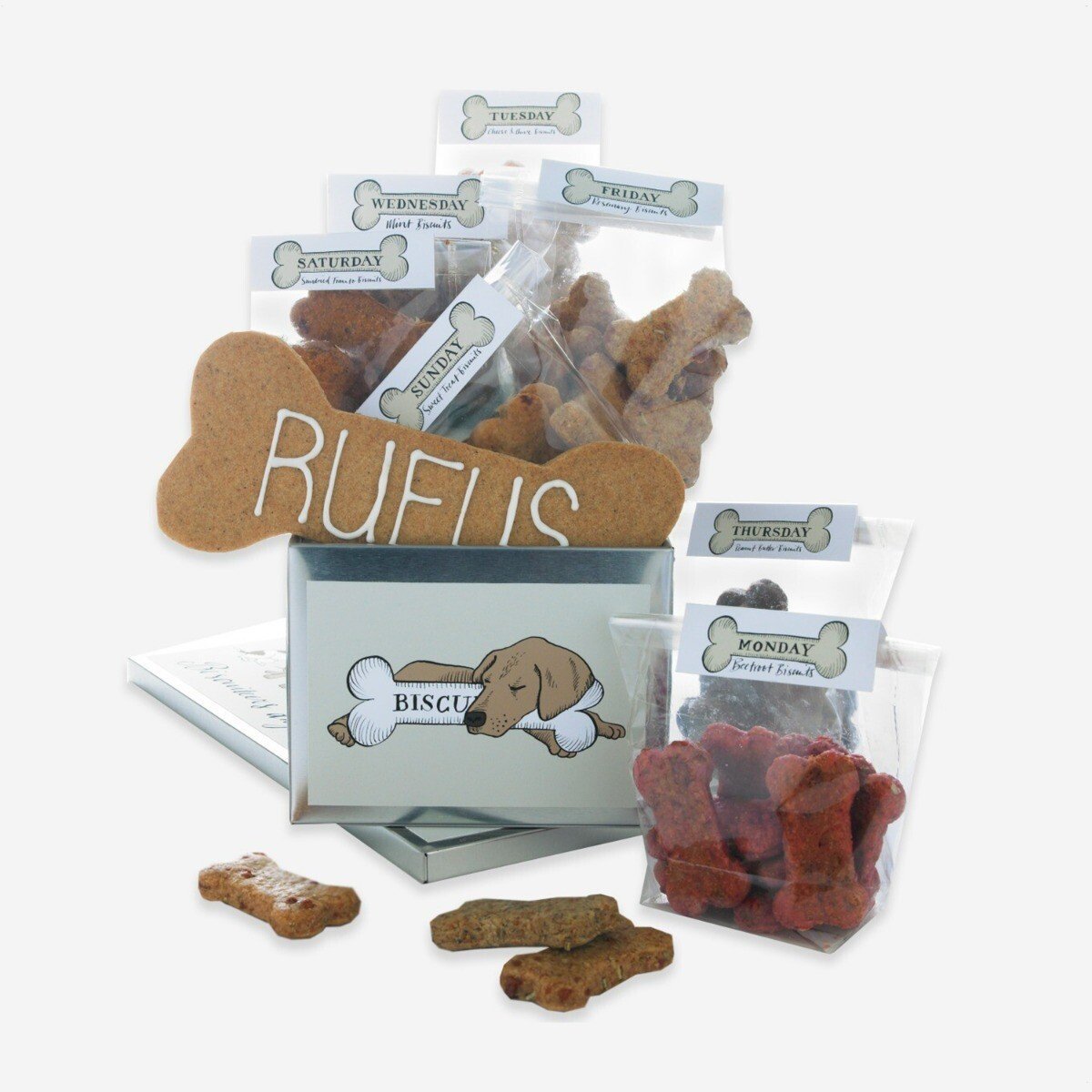 Days Of The Week Doggy Treats - Biscuiteers