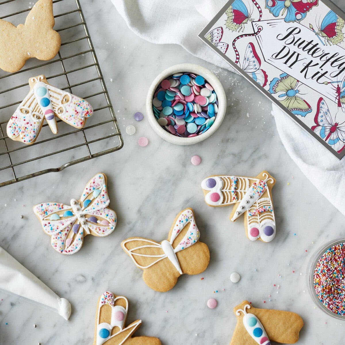 DIY Butterfly Biscuit Tin - Biscuiteers