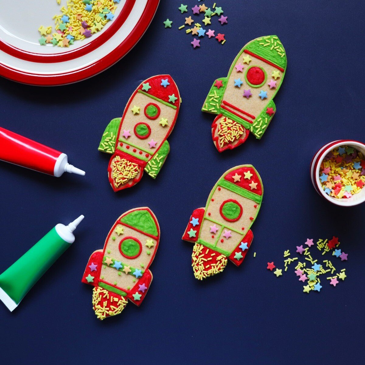 Diy Rocket Letterbox Kit - Biscuiteers