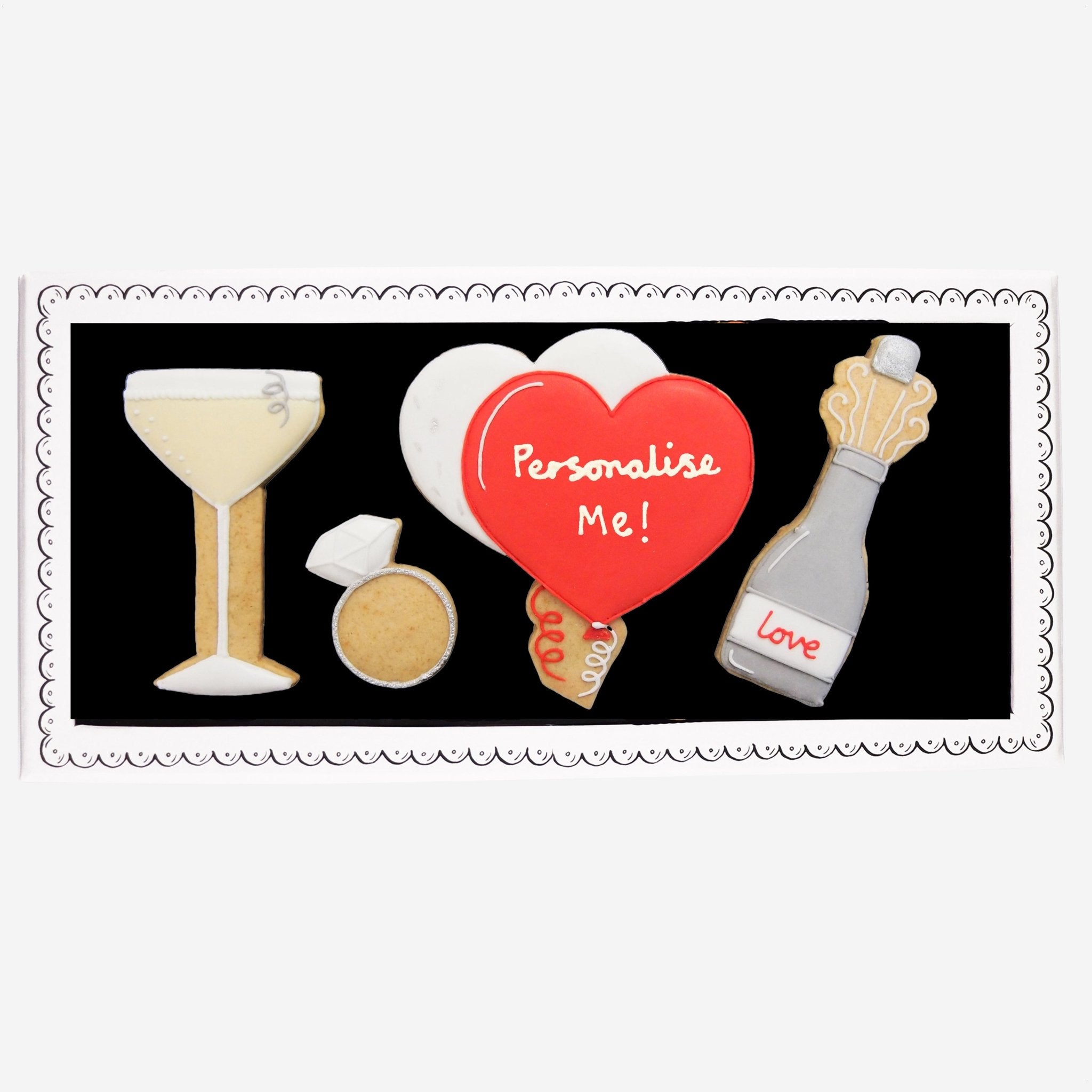 Engagement Mini Gift Box - Biscuiteers