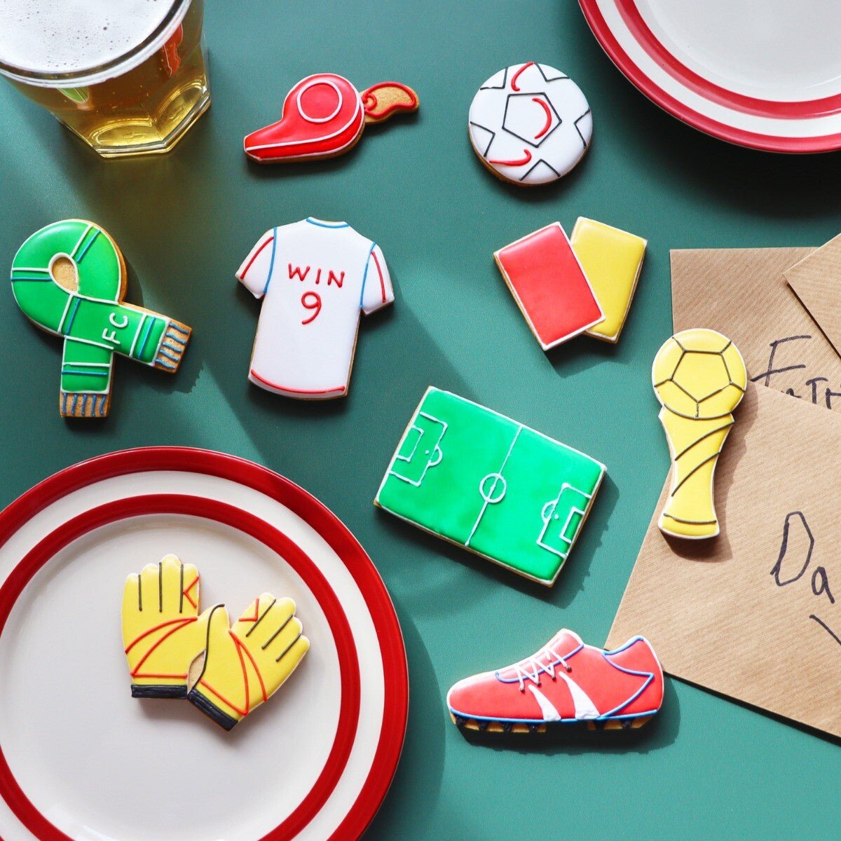 Football Mad Biscuit Tin - Biscuiteers