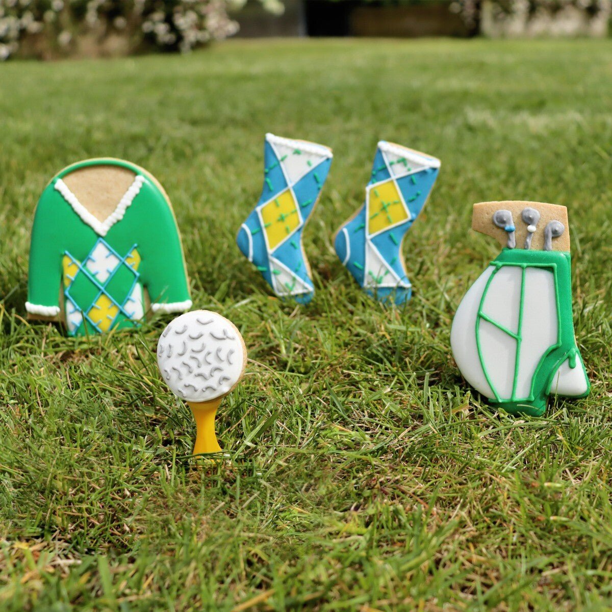 Golf Letterbox Biscuits - Biscuiteers