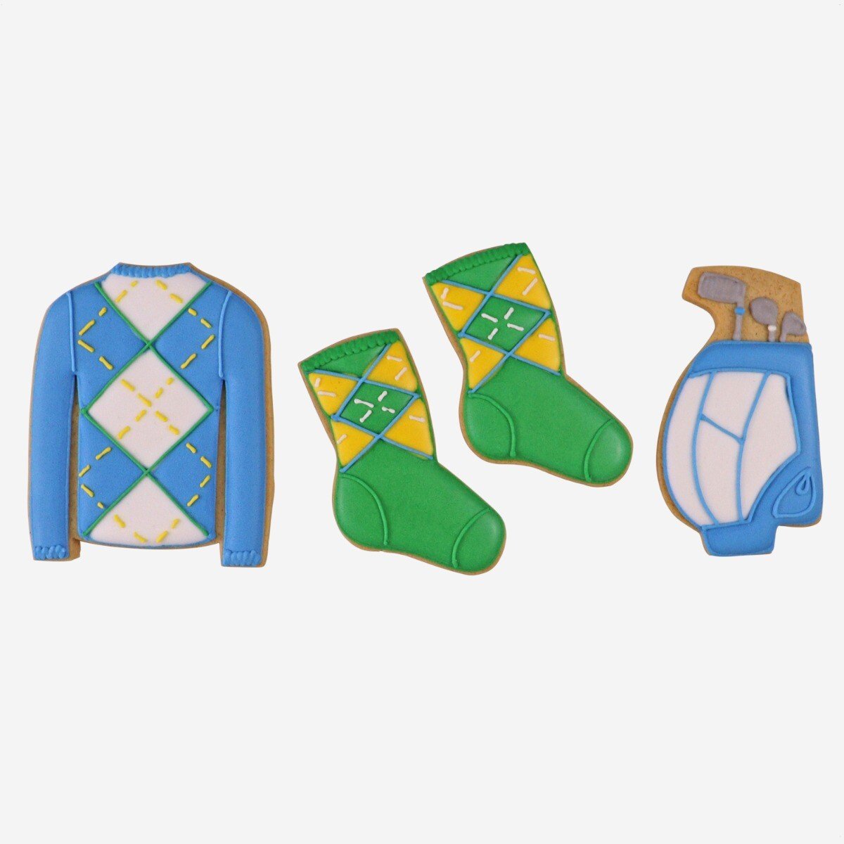 Golf Letterbox Biscuits - Biscuiteers