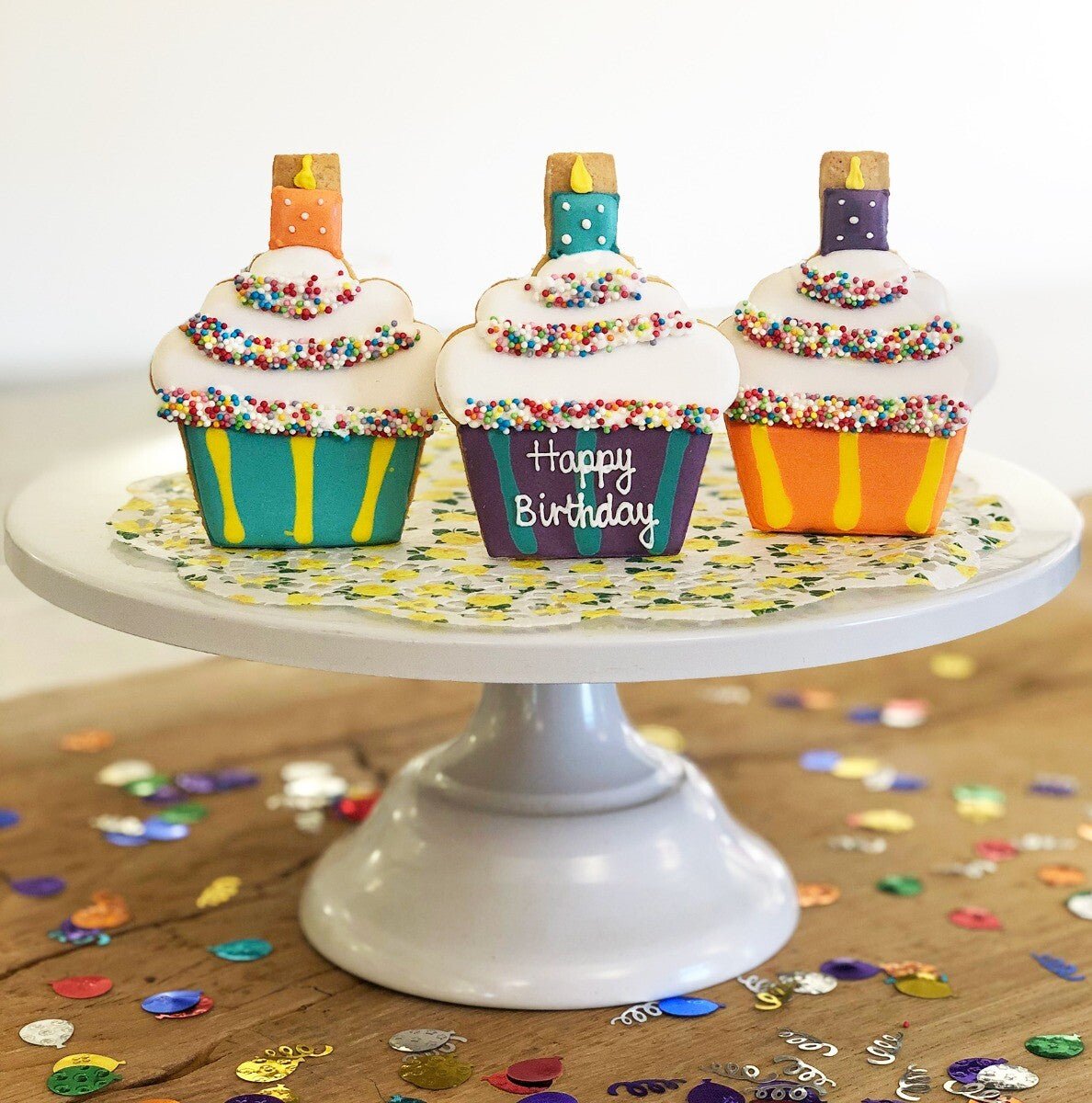 Hip Hip Hooray! Letterbox Biscuits - Biscuiteers