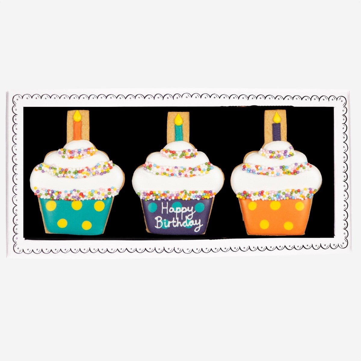 Hip Hip Hooray! Letterbox Biscuits - Biscuiteers