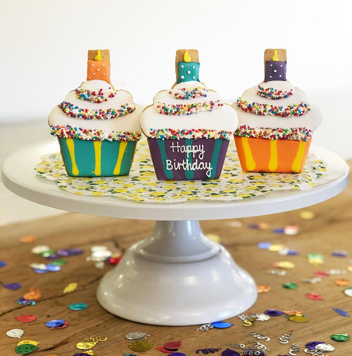 Hip Hip Hooray! Letterbox Biscuits - Biscuiteers