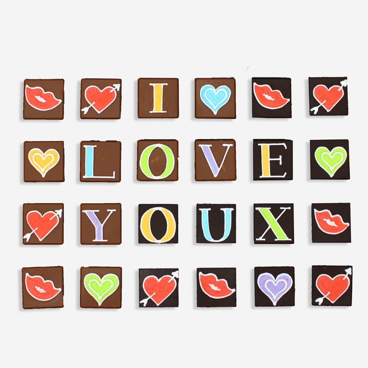 I Love You Chocolates Medium Tin - Biscuiteers