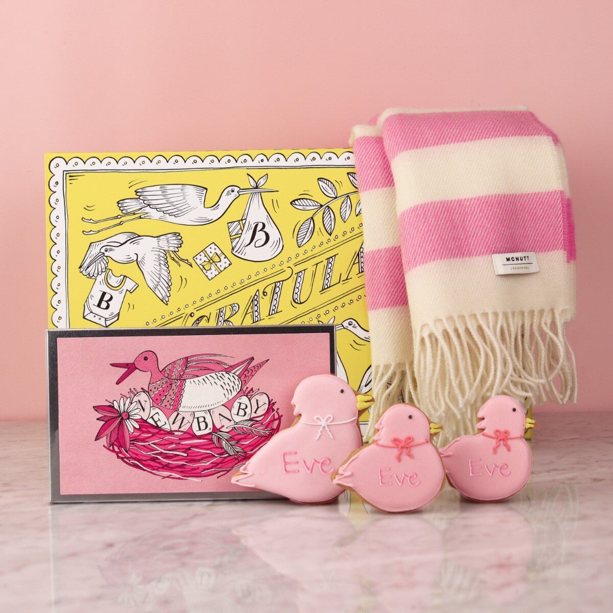 It's A Girl Gift Box - Biscuiteers
