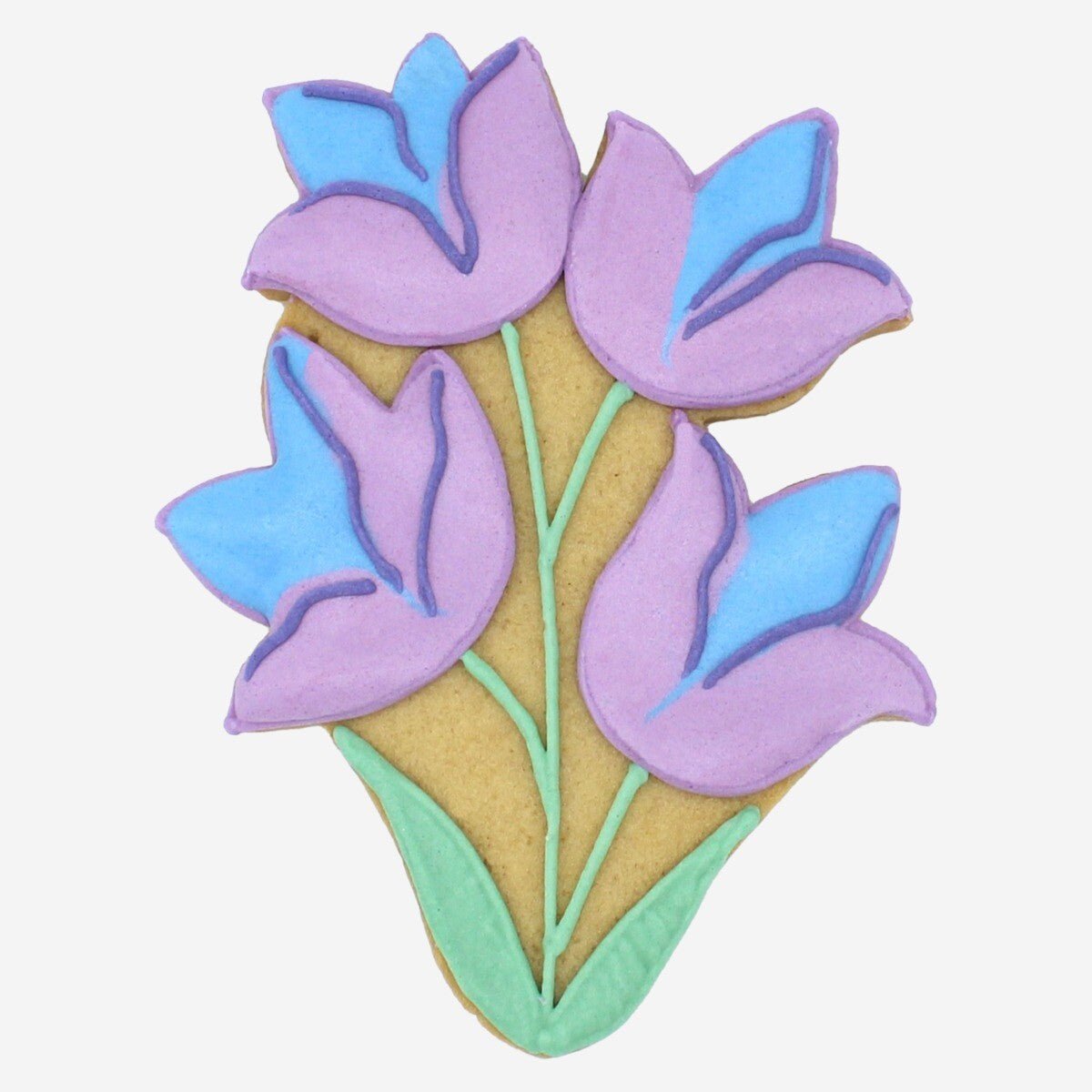 Larkspur July Birth Flower Letterbox Biscuit - Biscuiteers