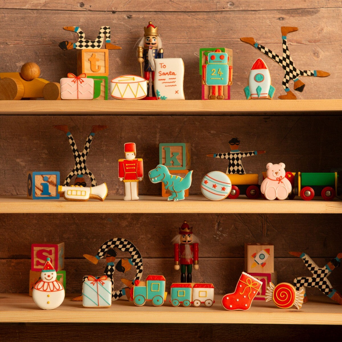 Hand-iced Little Box Birthday Chocolates, perfect personalised birthday gift, featuring delightful biscuit tin treats.