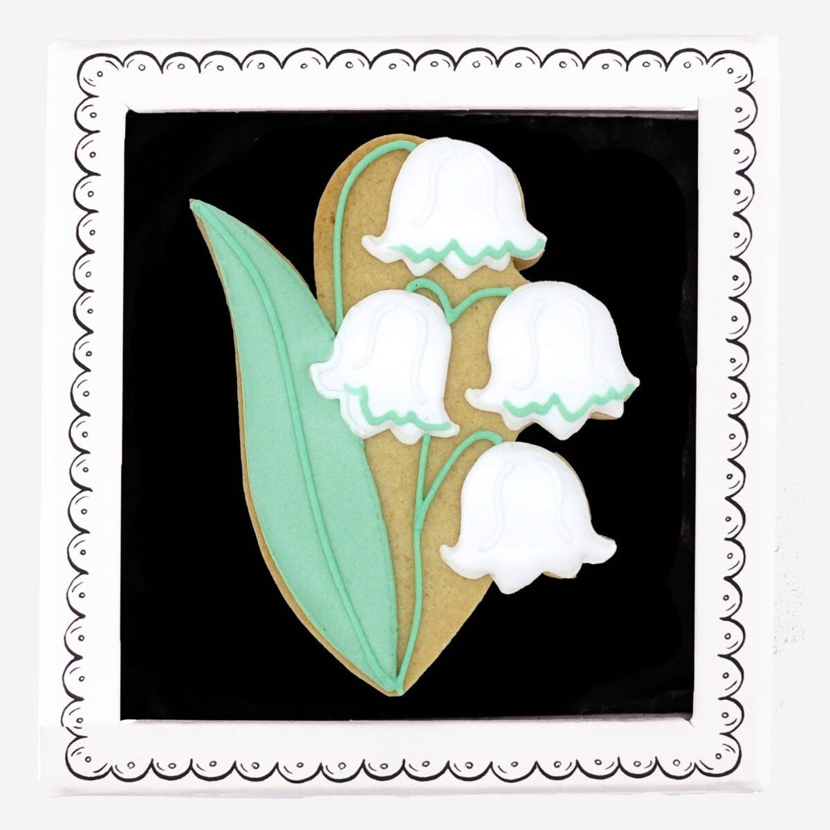 Lily May Birth Flower Letterbox Biscuit - Biscuiteers