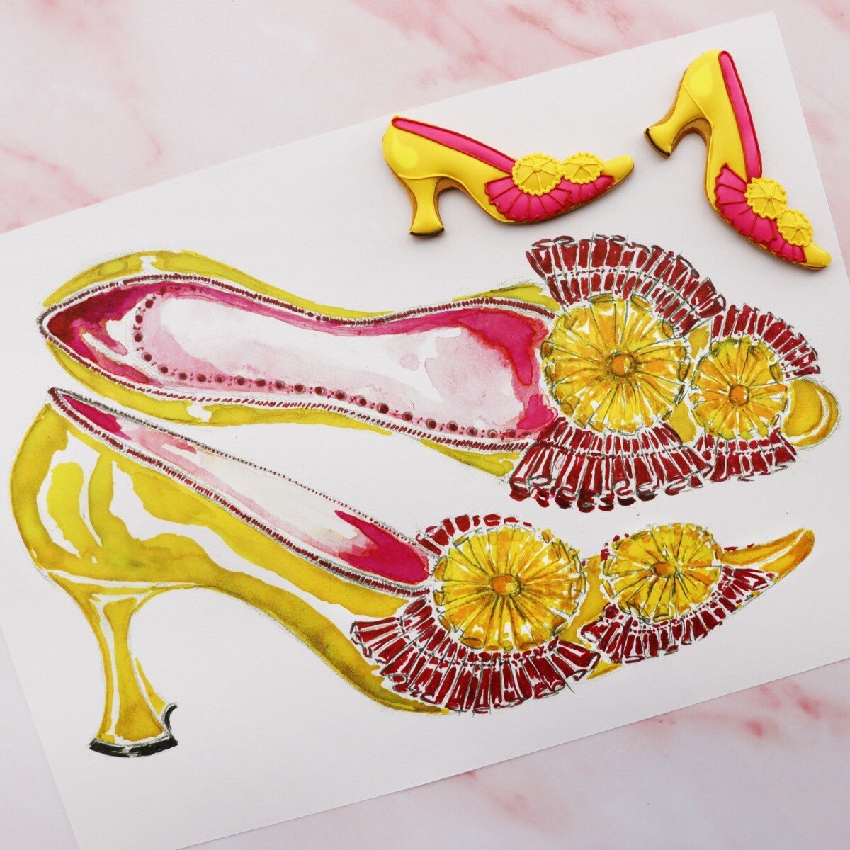 Manolo Blahnik X Biscuiteers Biscuit Tin - Biscuiteers