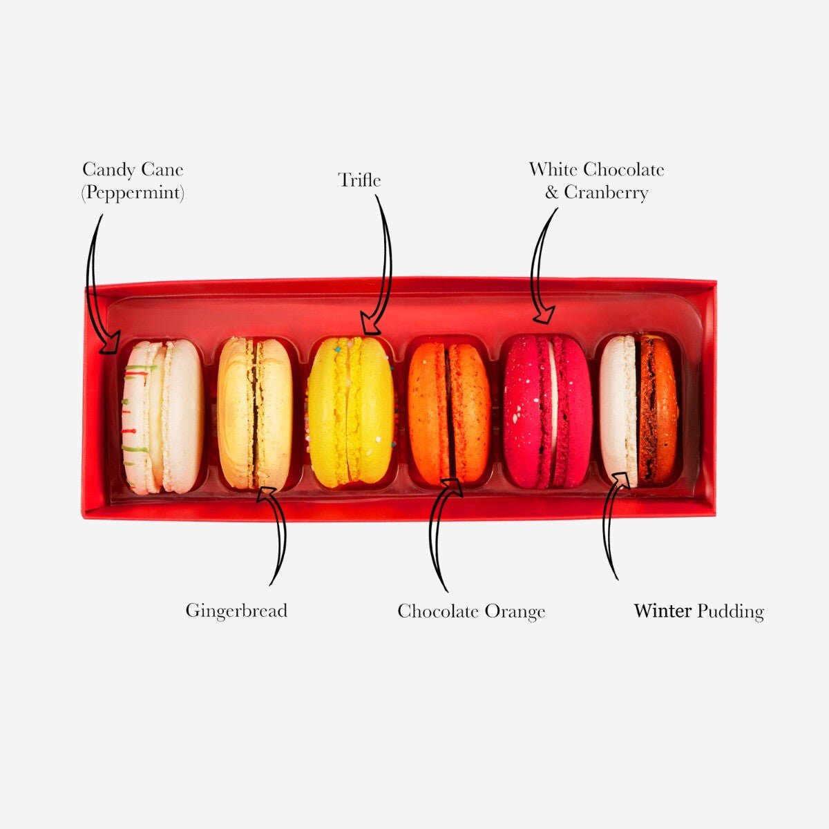 Merry Macarons Gift Box - Biscuiteers