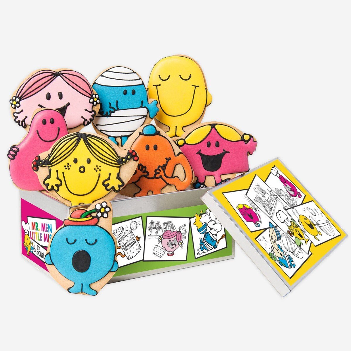 Mr Men And Little Miss Biscuit Tin - Biscuiteers