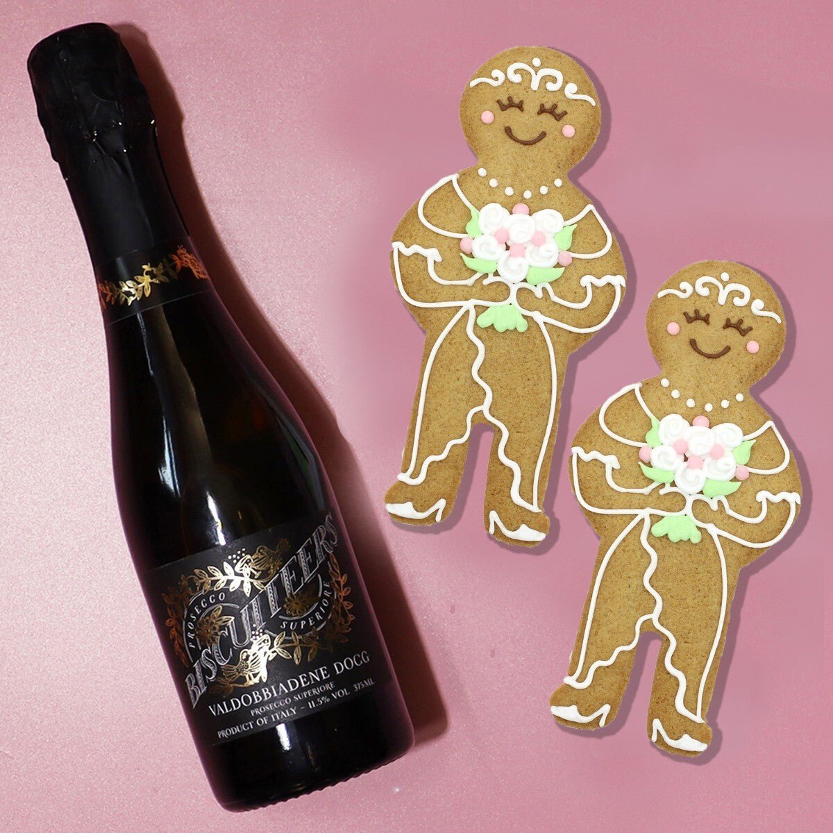 Mrs And Mrs Engagement Mini Gift Box - Biscuiteers