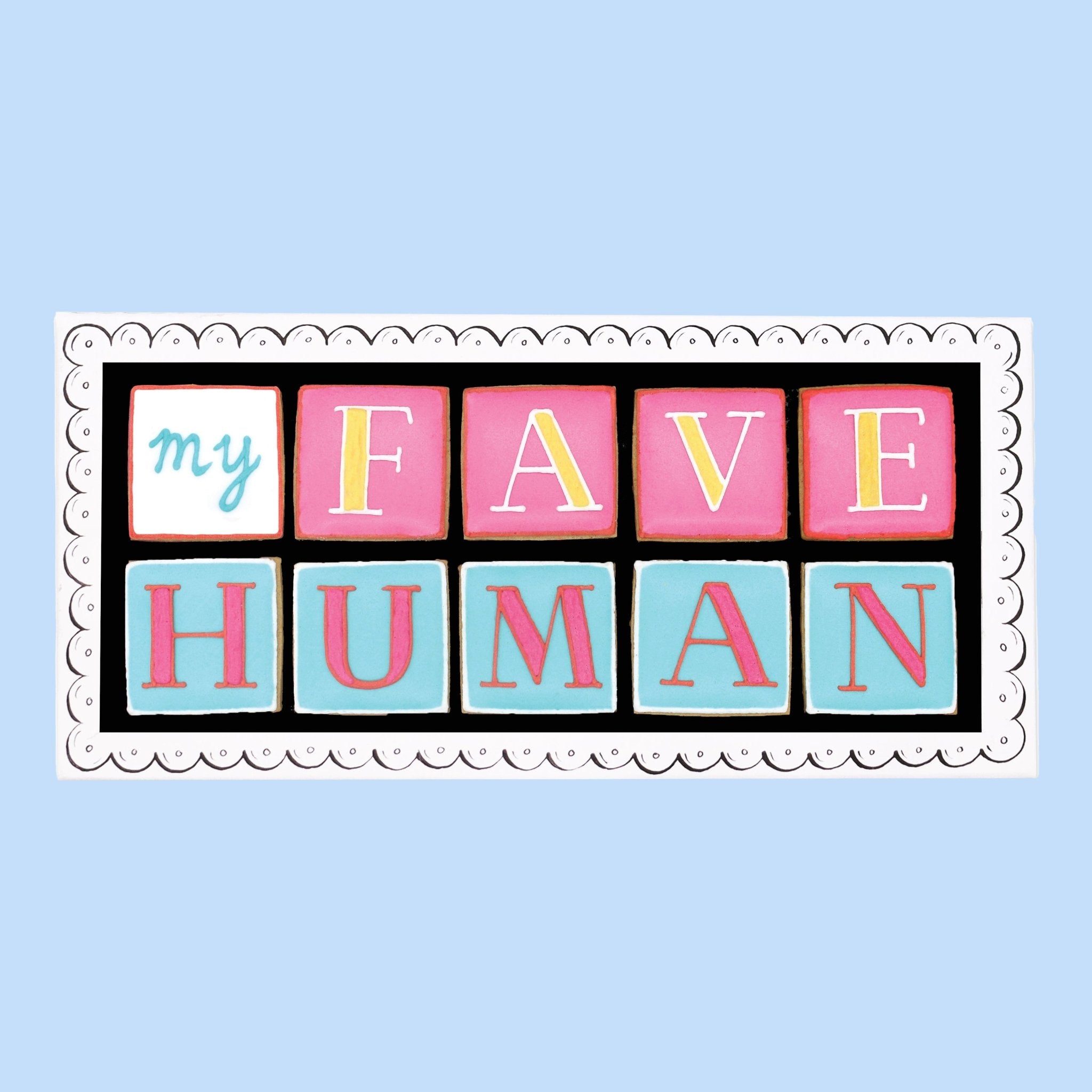 My Fave Human Letterbox Biscuits | Large Letterbox Biscuits