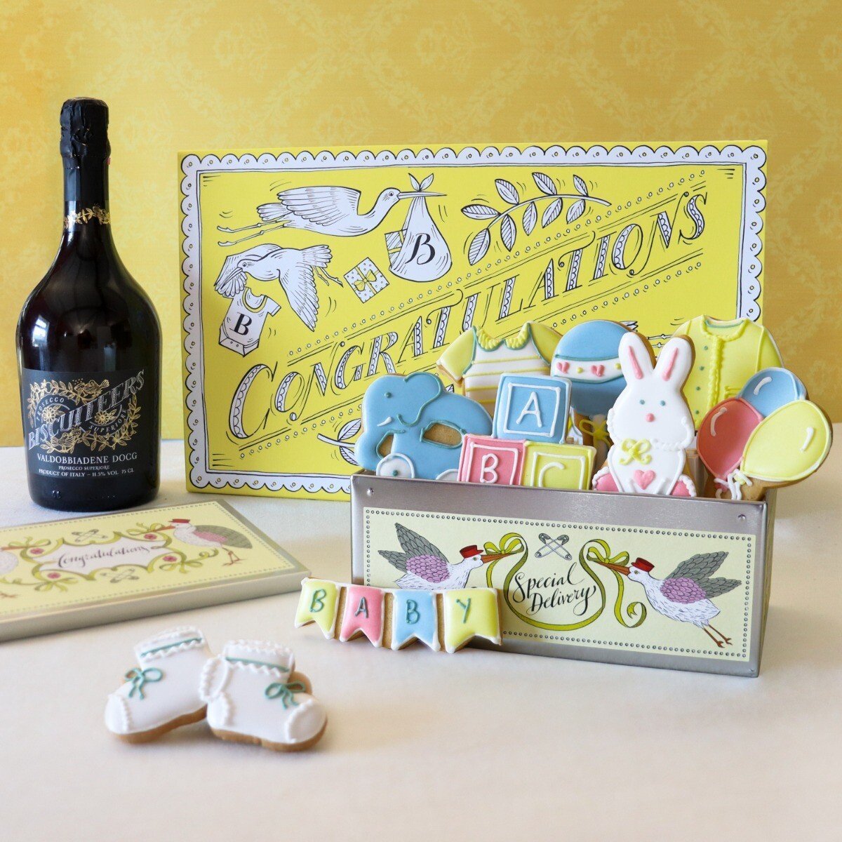 New Baby Gift Box - Biscuiteers