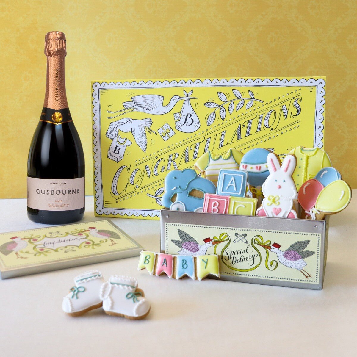 New Baby Luxury Gift Box - Biscuiteers