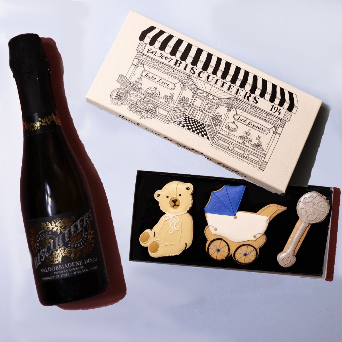 New Baby Mini Gift Box - Biscuiteers