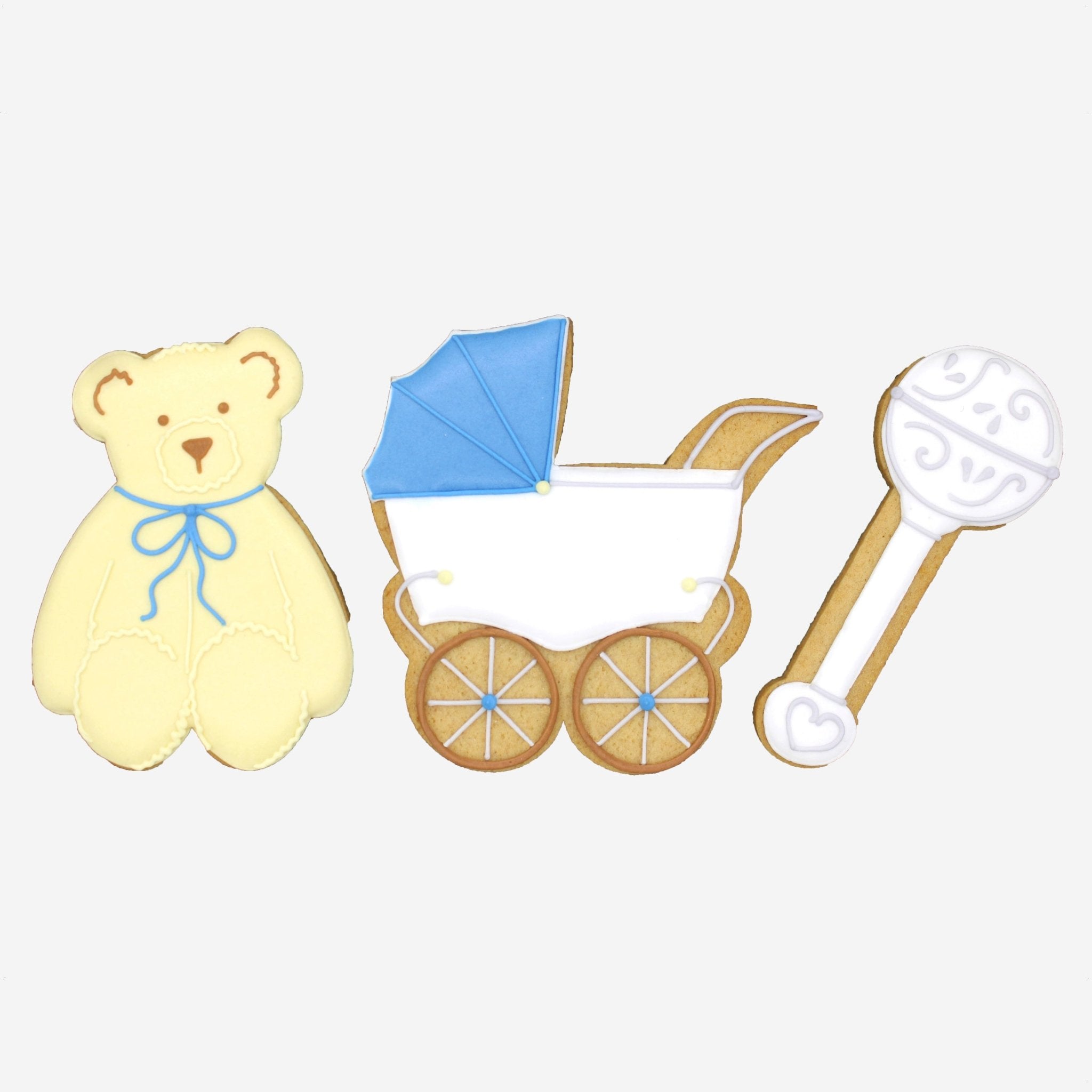 New Baby Mini Tea Gift Box - Biscuiteers