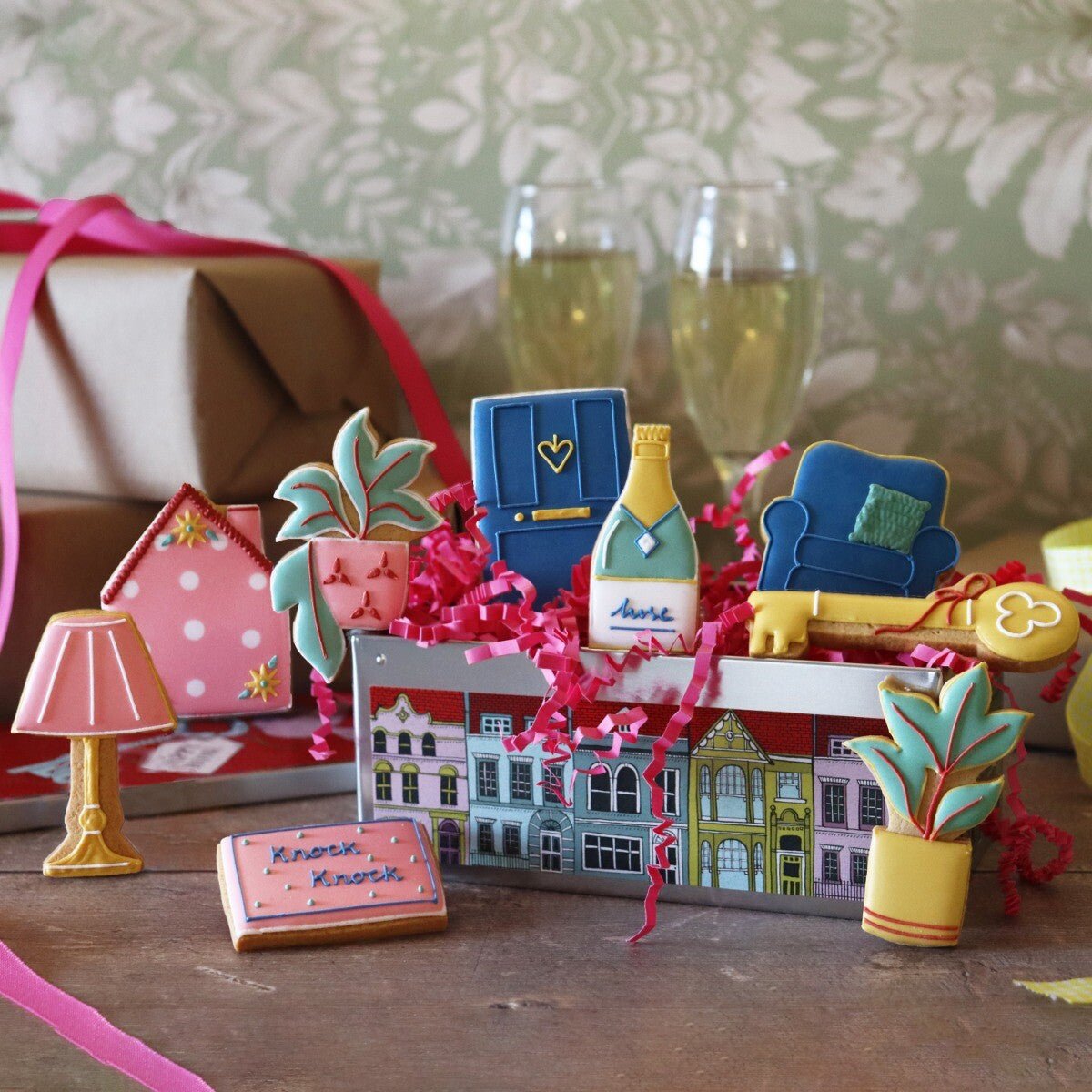 New Home Biscuit Tin - Biscuiteers