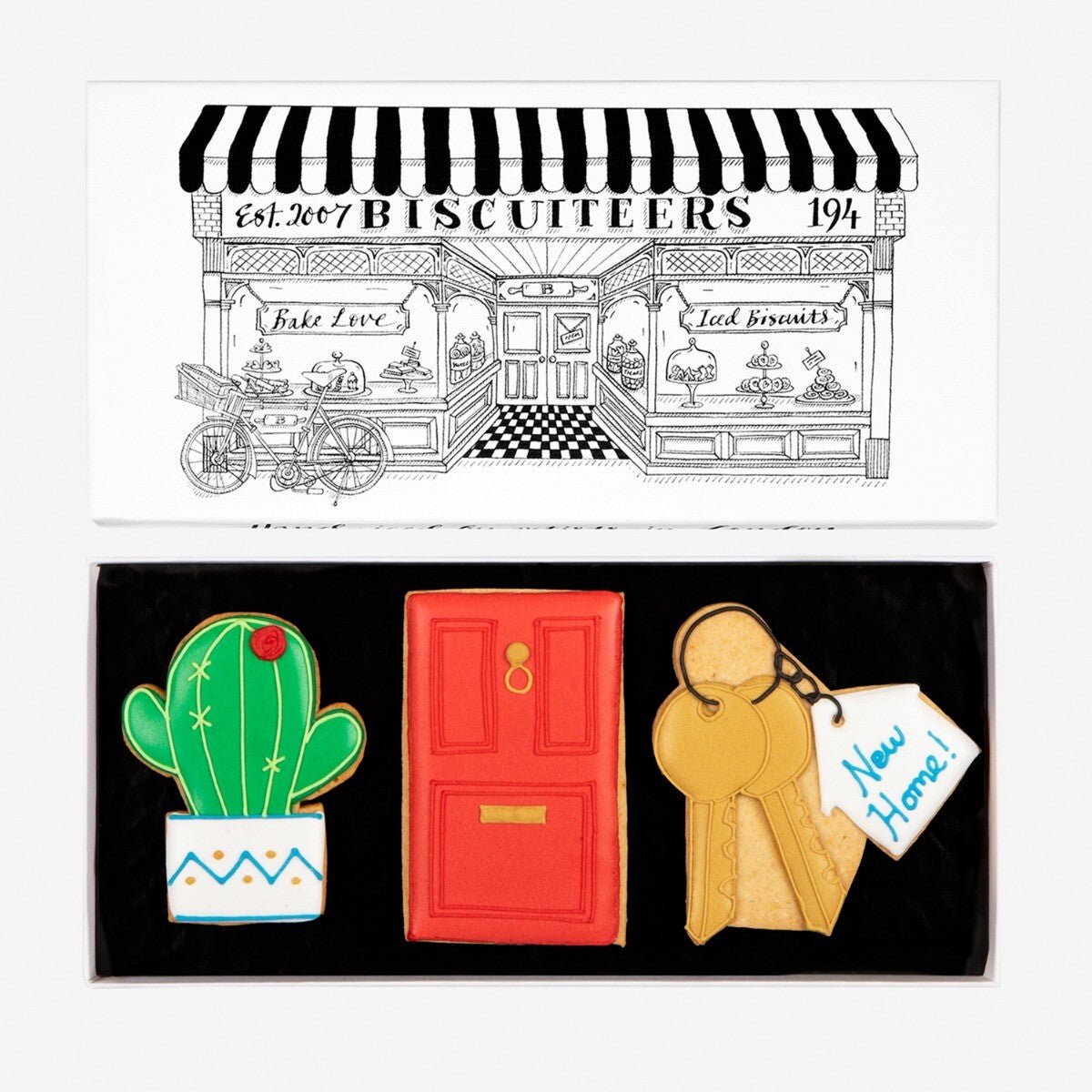New Home Candle Gift Box - Biscuiteers