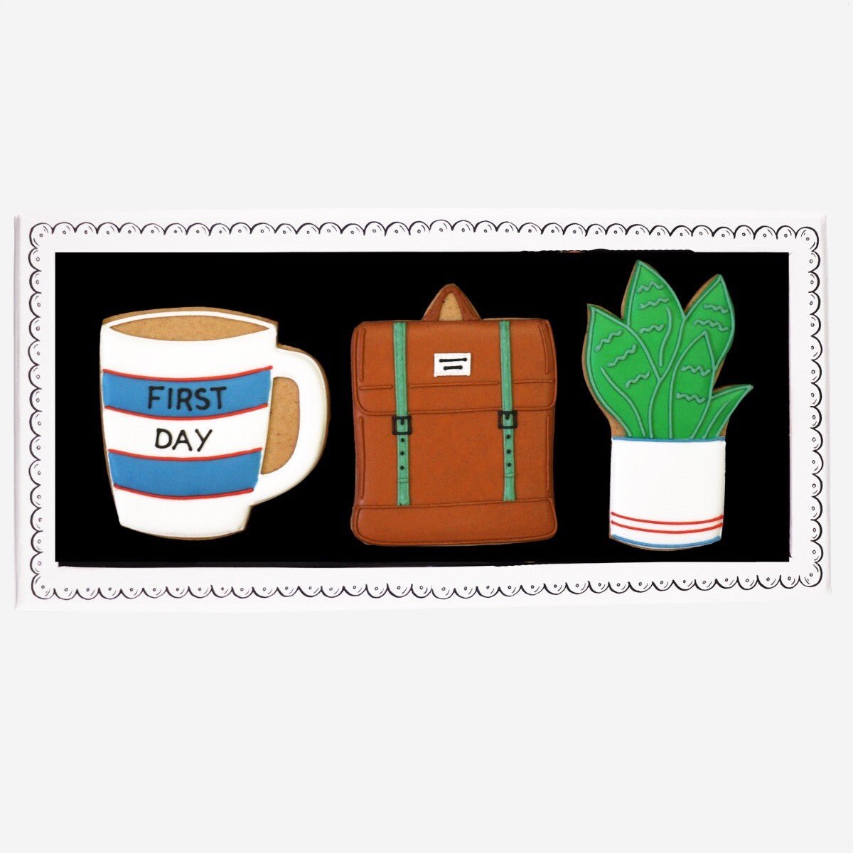 New Job Letterbox Biscuits - Biscuiteers