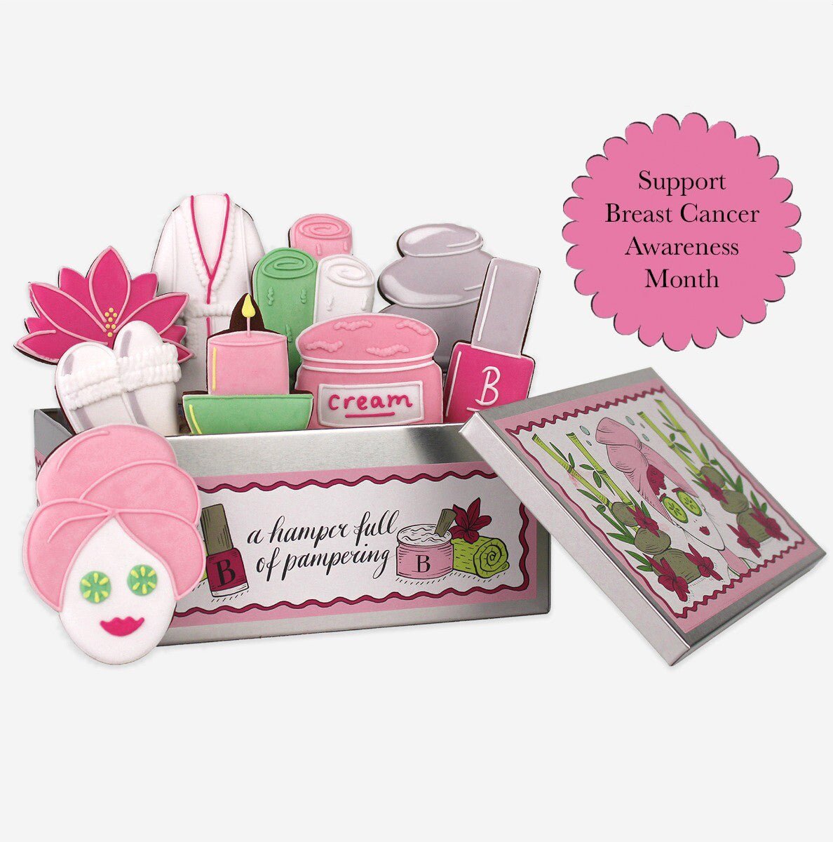 Pamper Hamper Biscuit Tin - Biscuiteers
