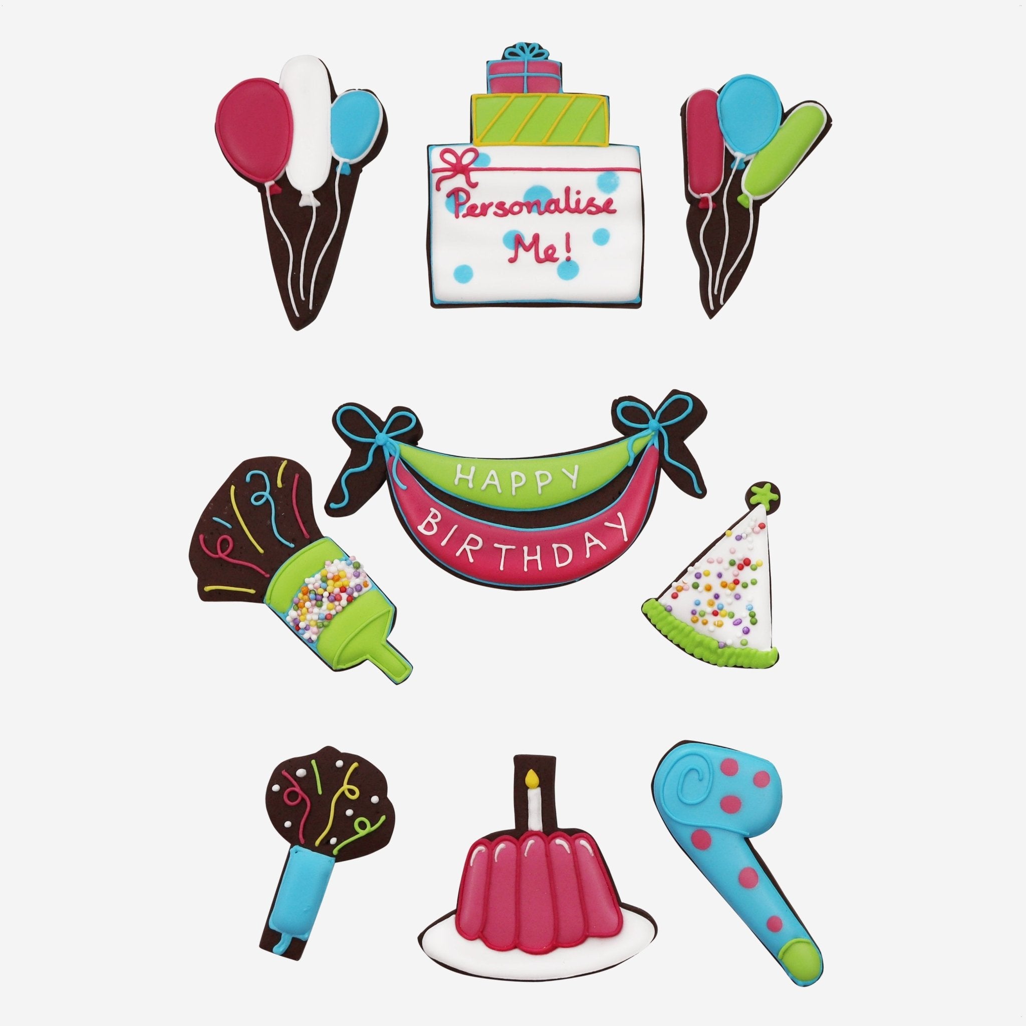 Personalised Birthday Surprises Biscuit Tin - Biscuiteers