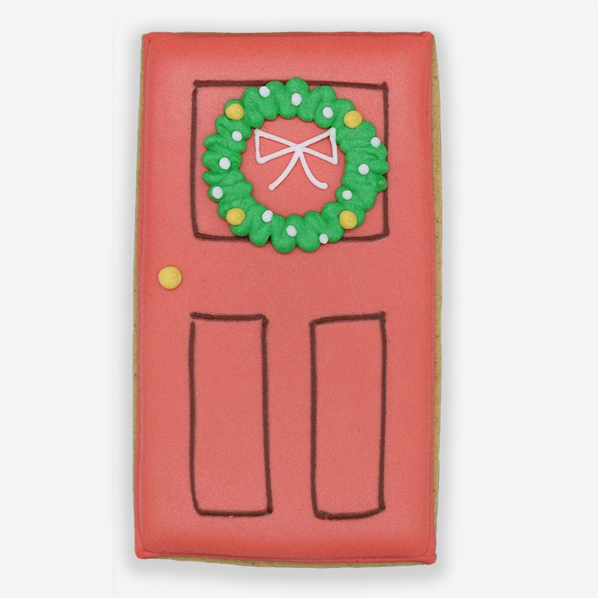 Personalised Christmas Door Letterbox Biscuit - Biscuiteers