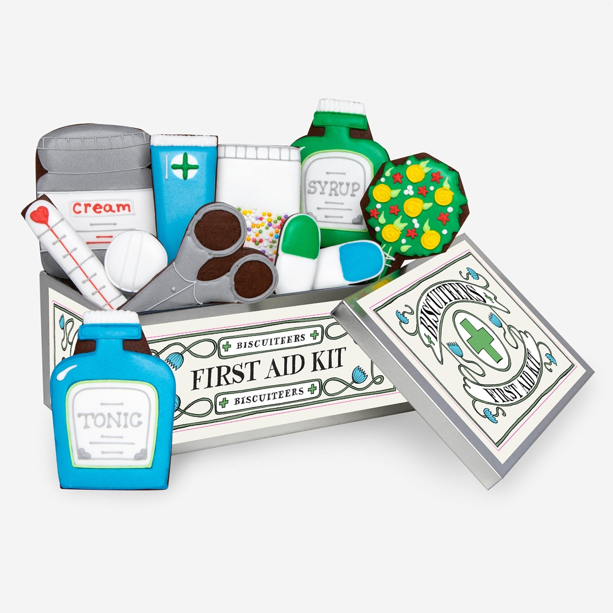 Personalised First Aid Biscuit Tin - Biscuiteers