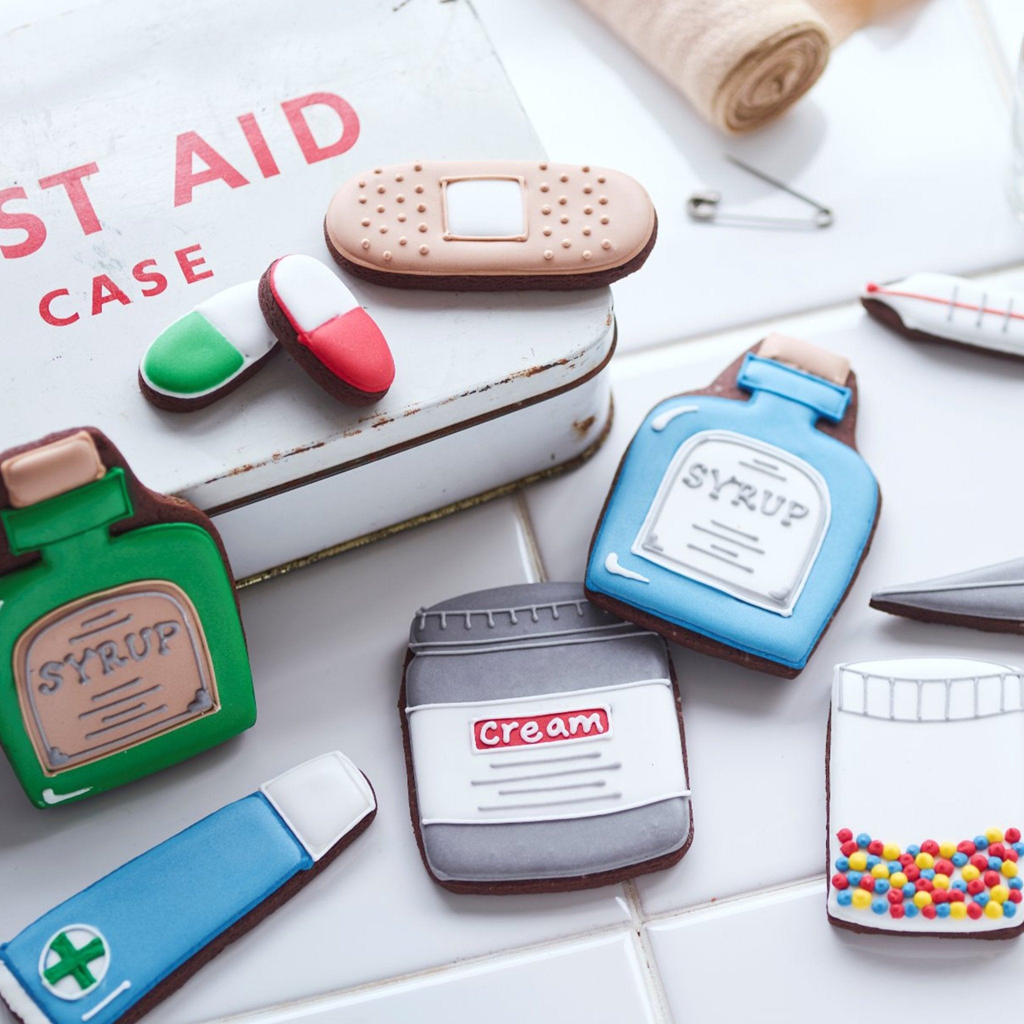 Personalised First Aid Biscuit Tin - Biscuiteers