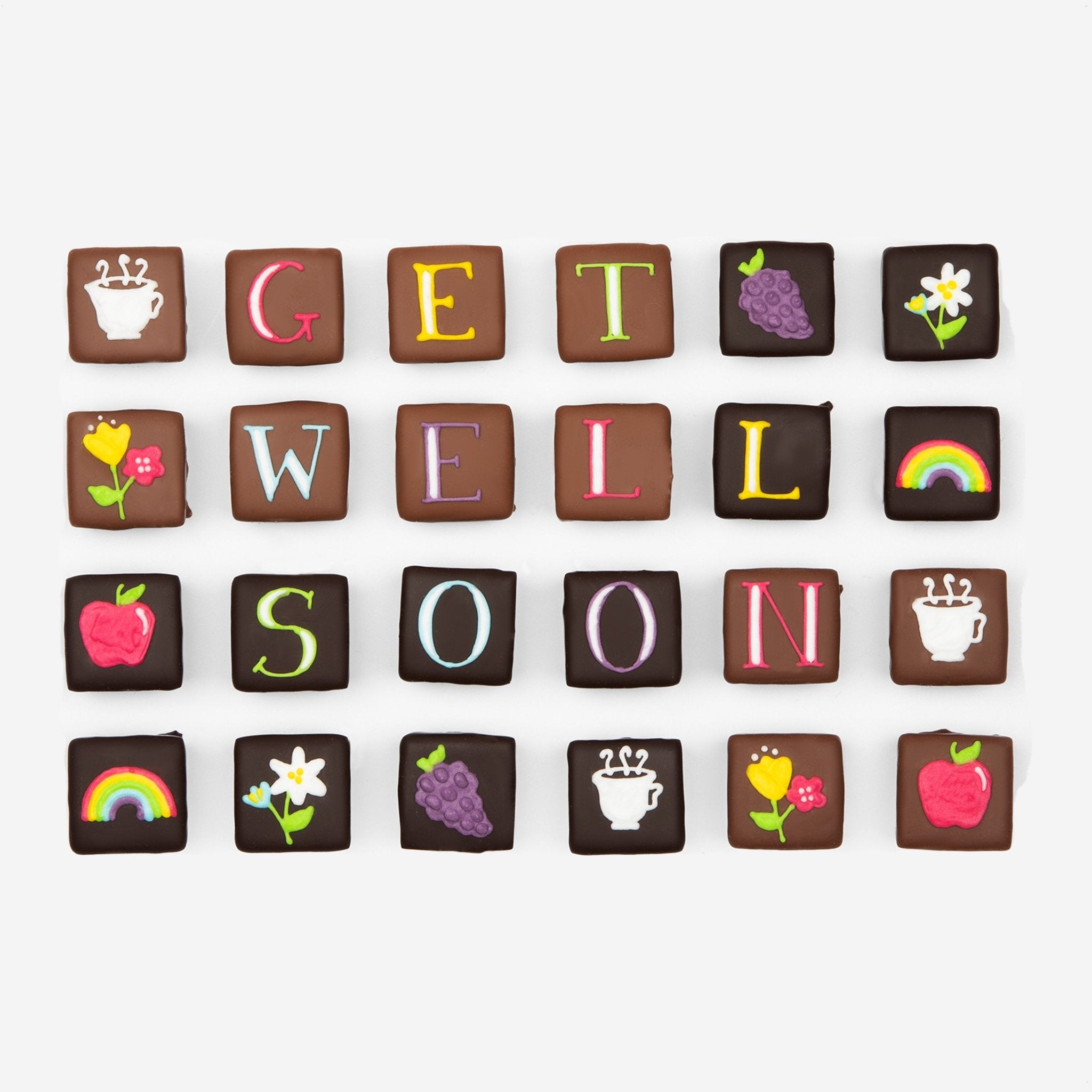 Personalised Get Well Soon Chocolates Medium Tin - Biscuiteers