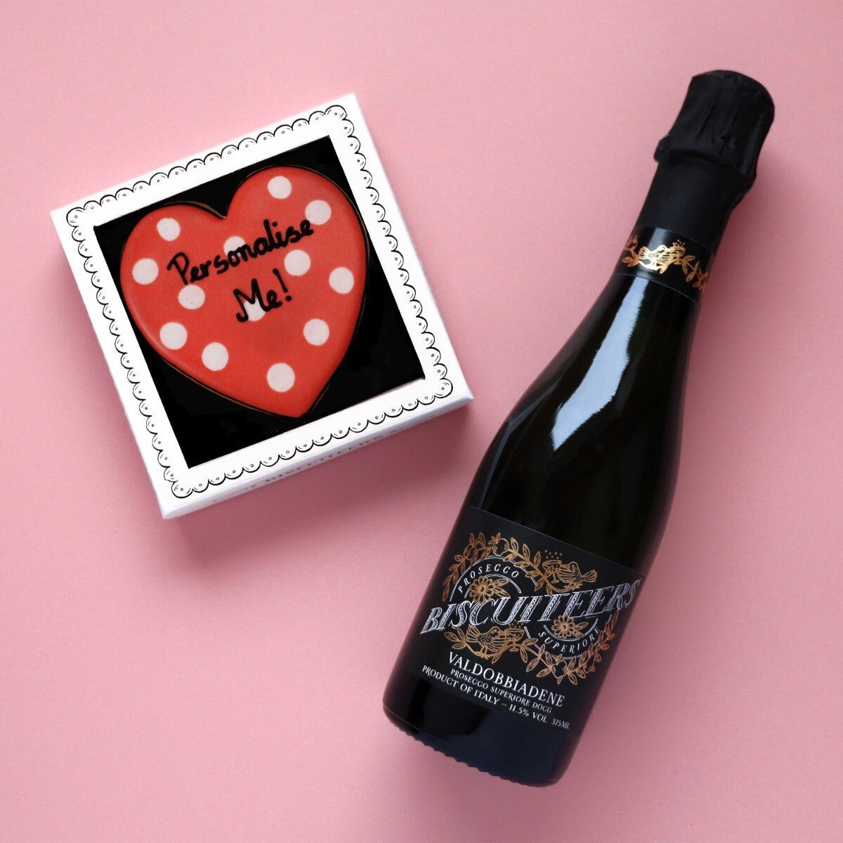 Personalised I Love You Mini Gift Box - Biscuiteers